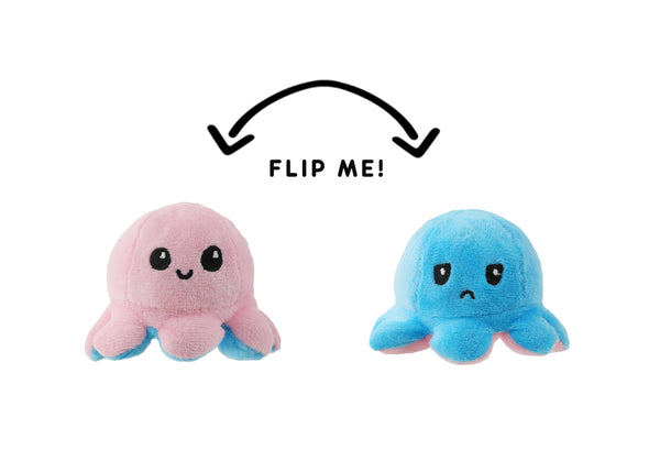 Flip Octopus Plush Key Chain Small