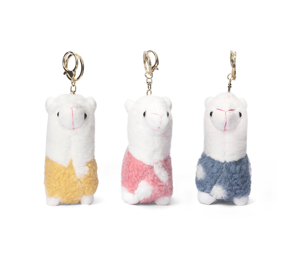 Accessories - Cute Plush Alpaca Keyring