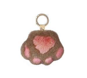 Accessories - Fluffy Cat Paw Keyring