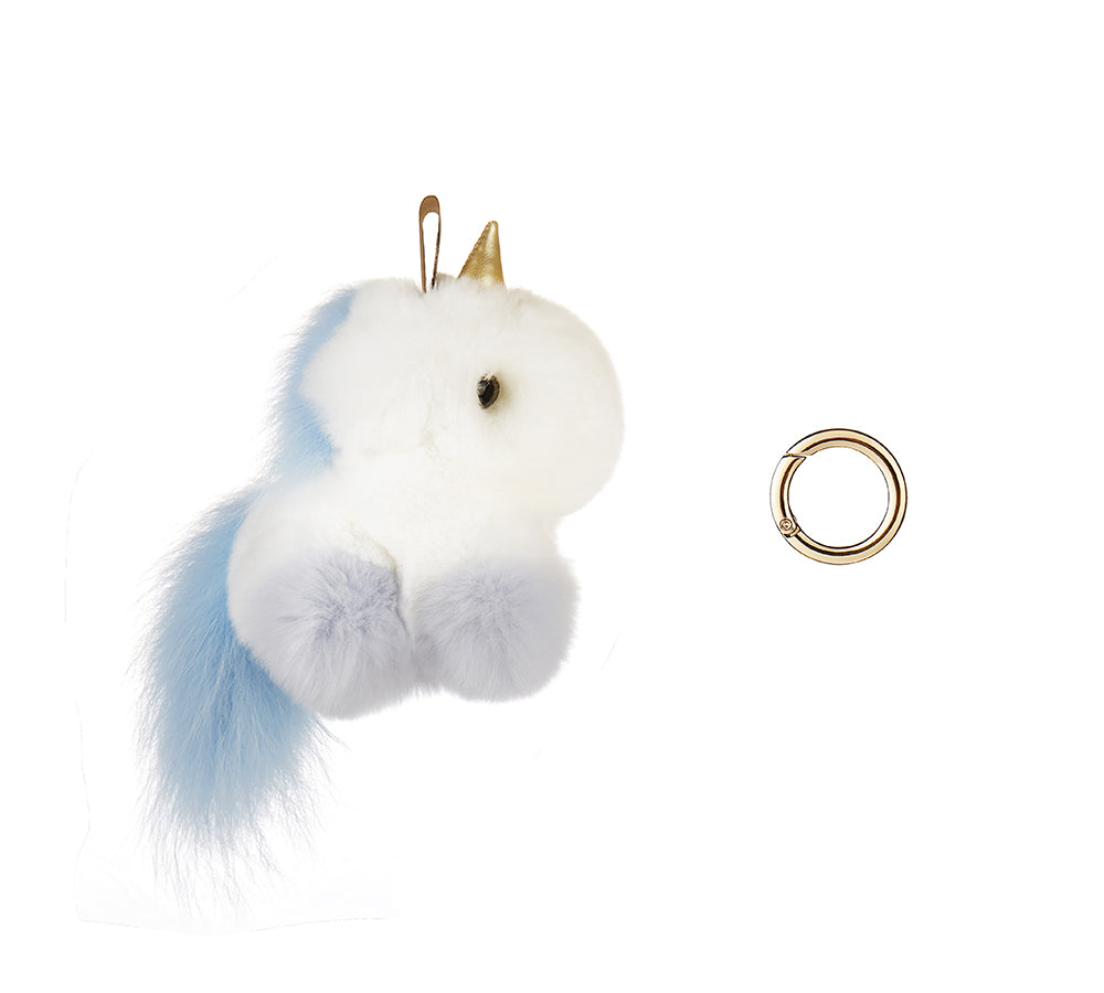 Accessories - Fluffy Unicorn Keyring