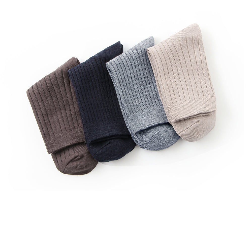 Accessories - Men Wool Blend Socks 4 Pairs