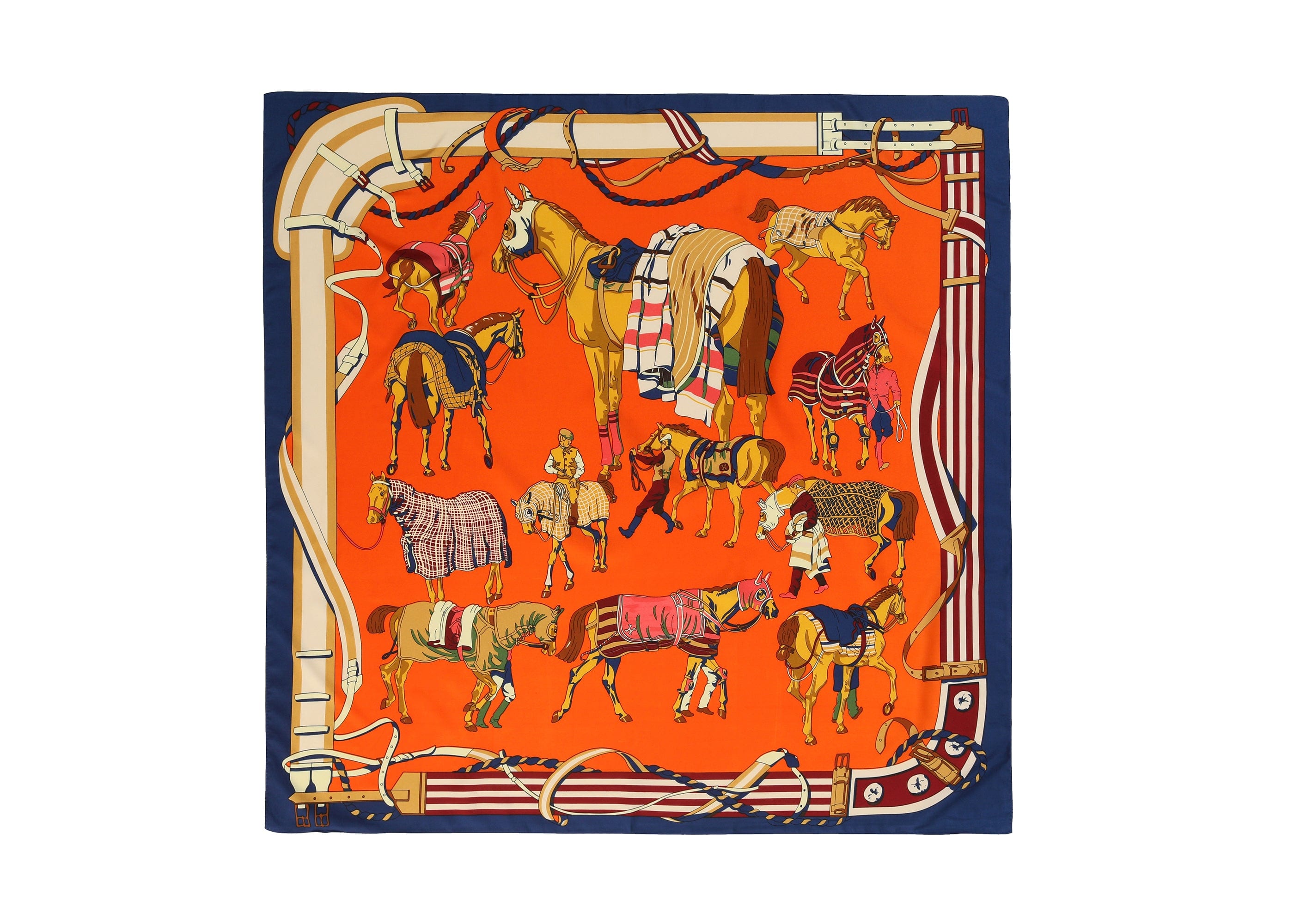 Accessories - Printed Square Rayon Silk Scarf Multiple Patterns And Colours