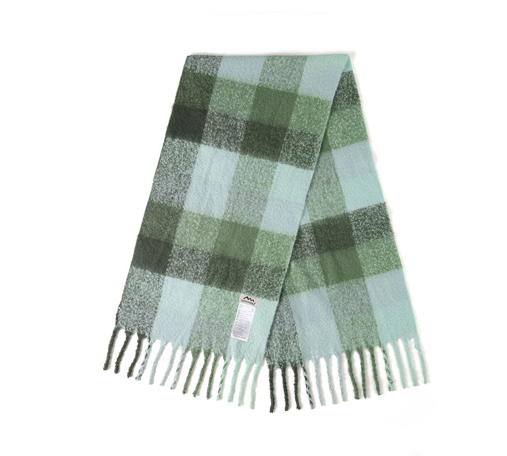 Accessories - Soft Checked Plaid Shawls