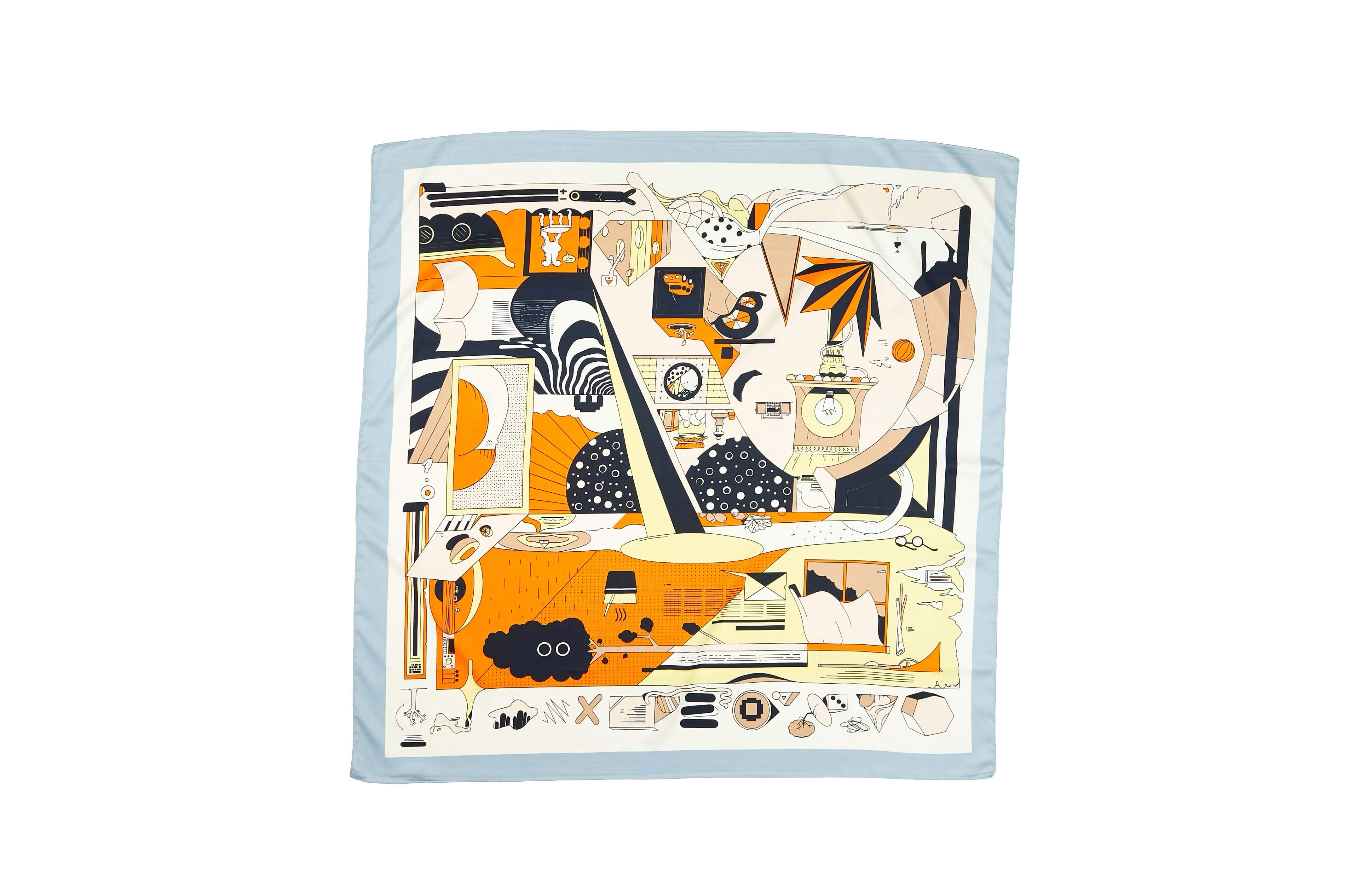 Accessories - Square Silk Scarves