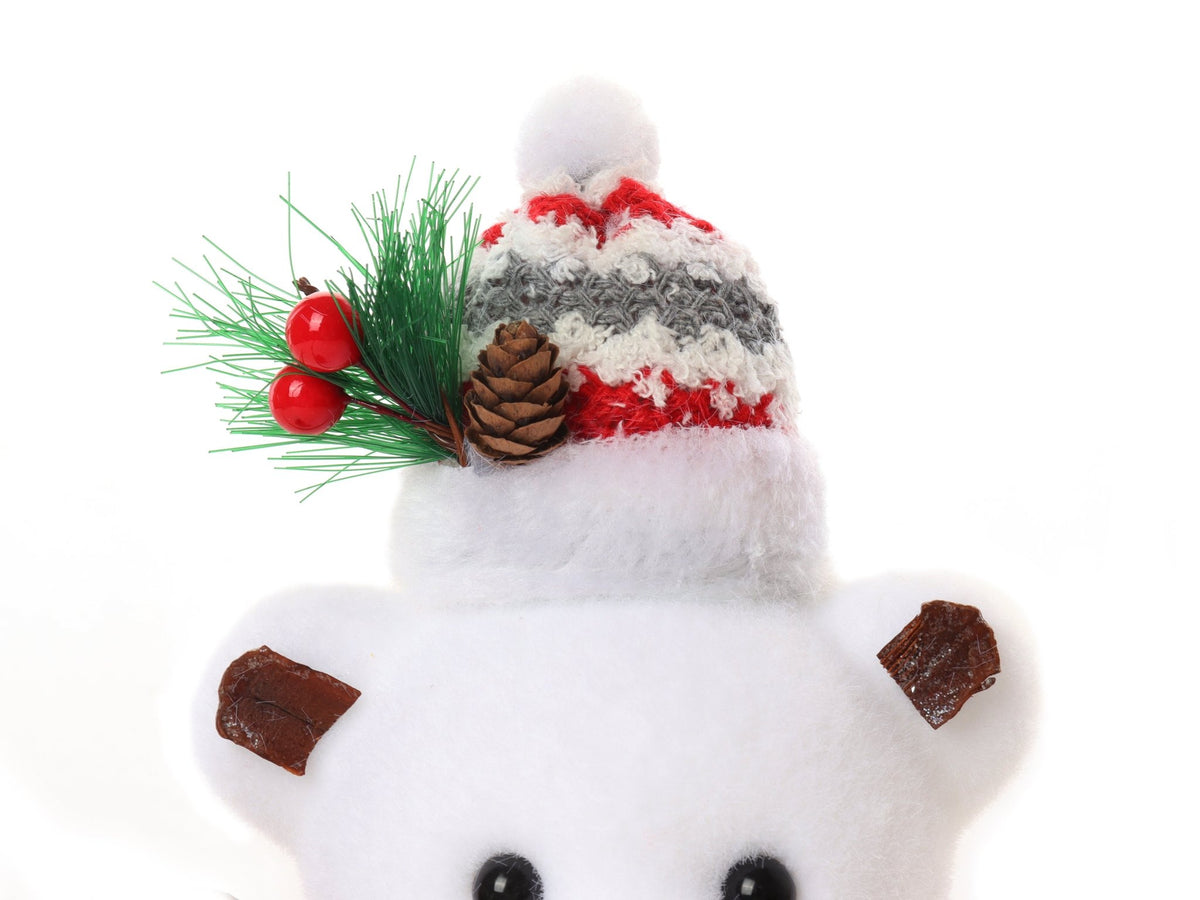 Christmas Snow White Bear Decor - Accessories - White - One Size - Uggoutlet