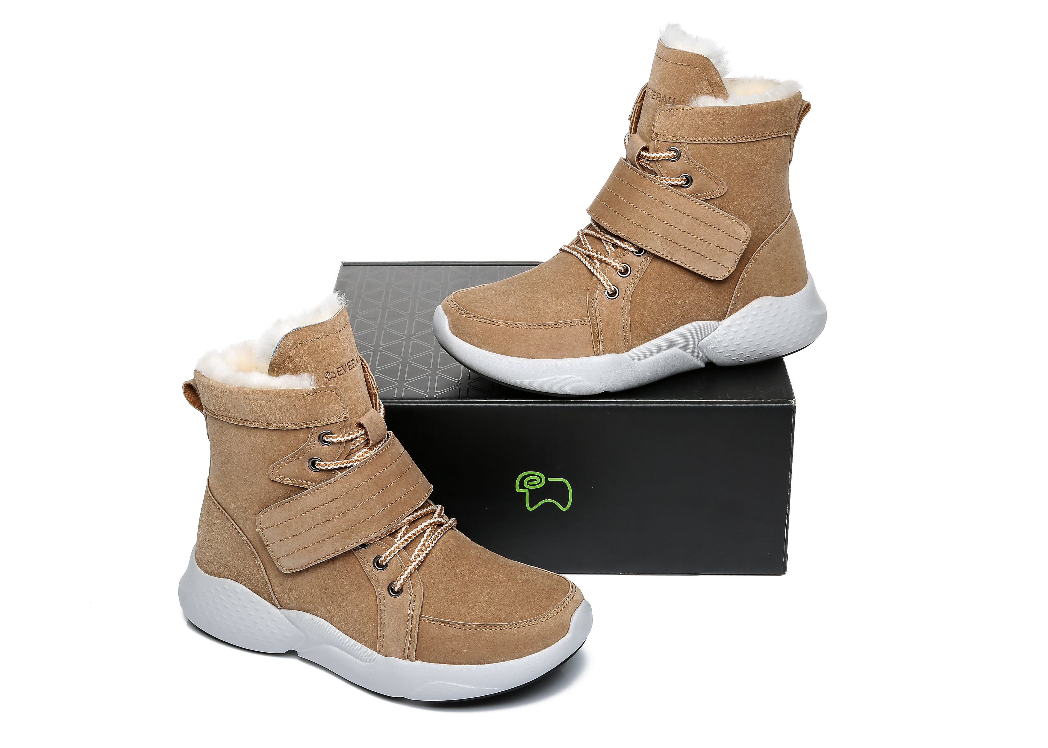 EVERAU® Ankle Chunky Sneakers Women City Walker - Sneaker - Chestnut - AU Ladies 4 / AU Men 2 / EU 35 - Uggoutlet