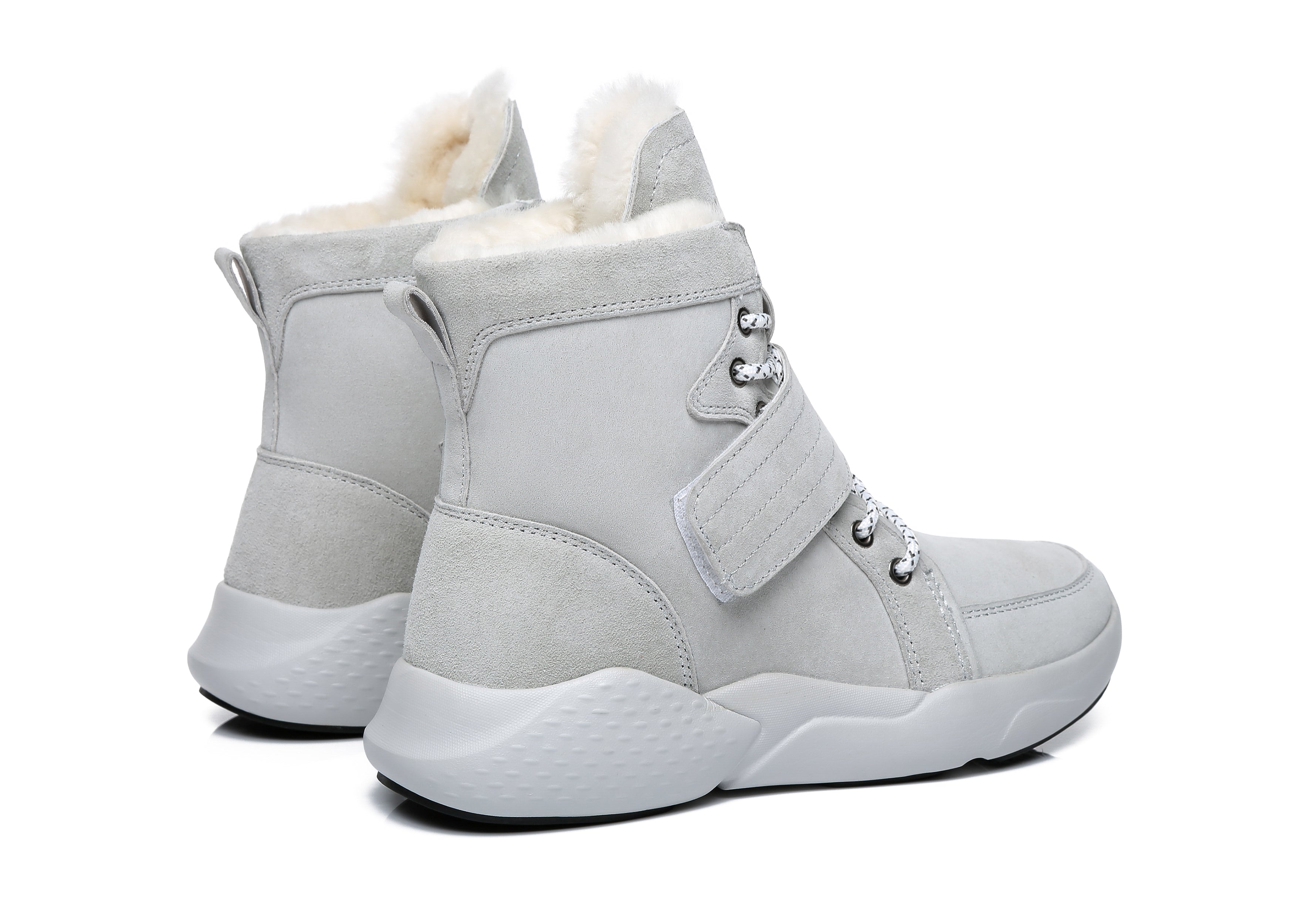 EVERAU® Ankle Chunky Sneakers Women City Walker - Sneaker - Grey - AU Ladies 4 / AU Men 2 / EU 35 - Uggoutlet