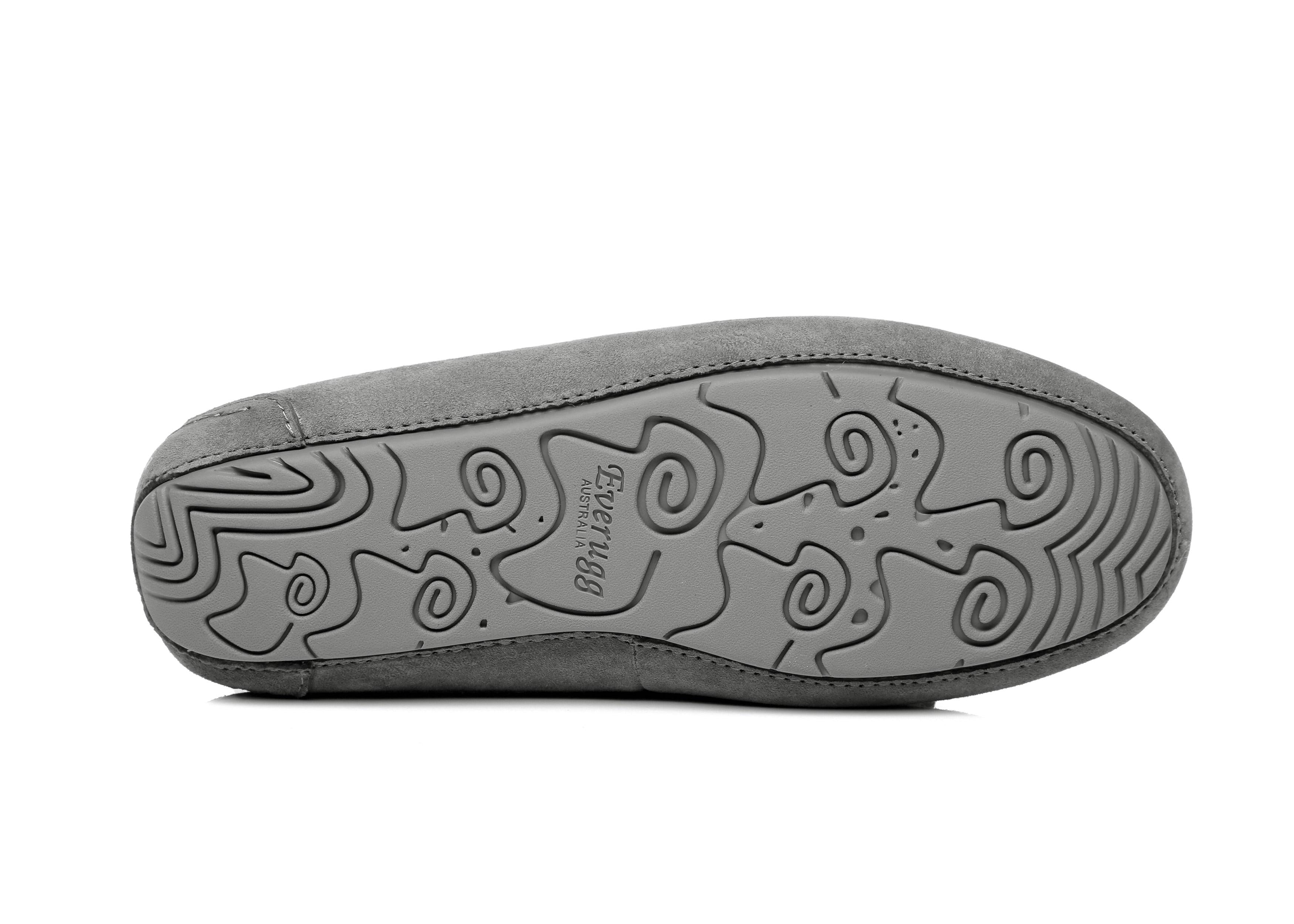 EVERAU® Casual Flats Women Wabbit Moccasin - Moccasins - Grey - AU Ladies 4 / AU Men 2 / EU 35 - Uggoutlet