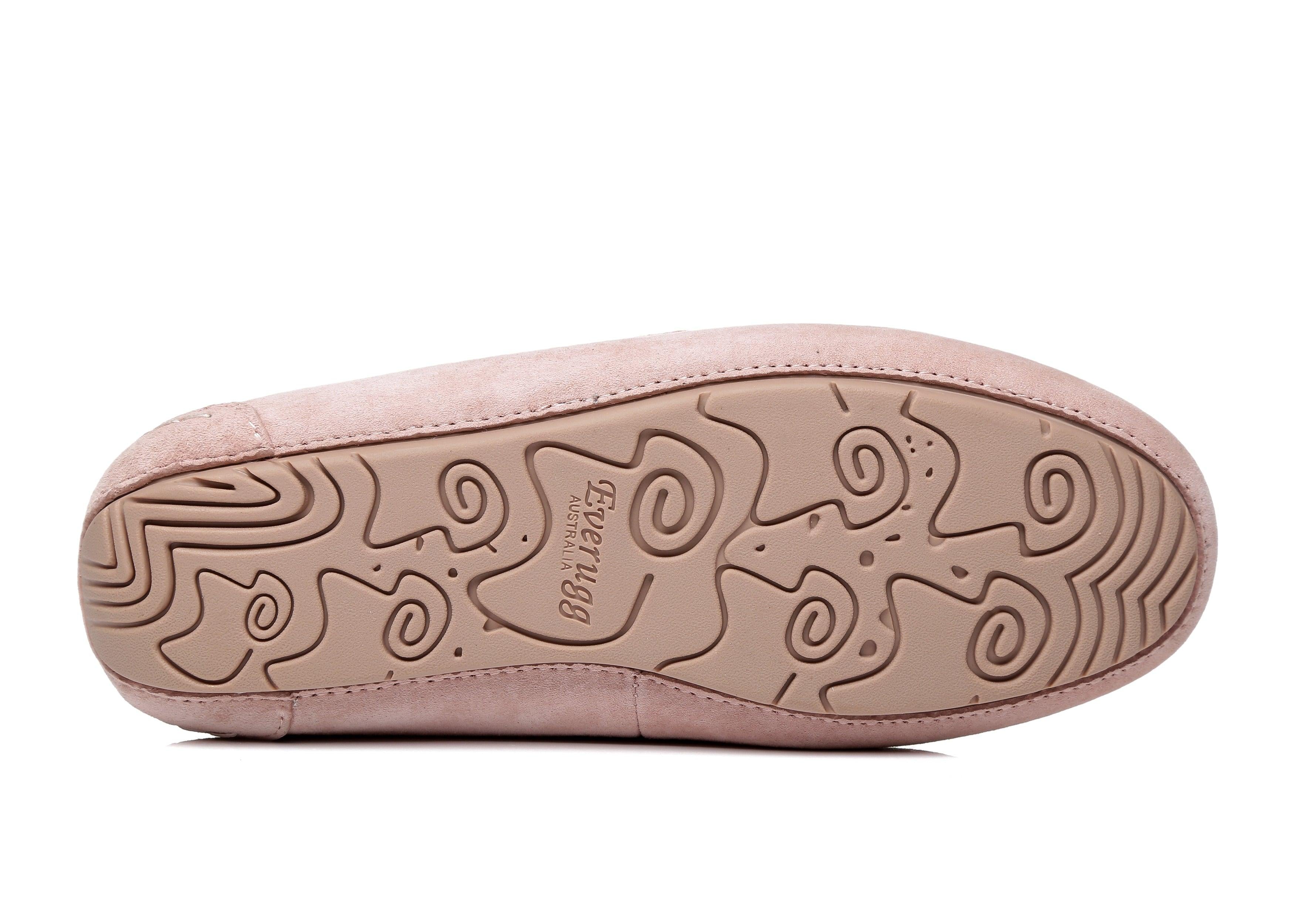 EVERAU® Casual Flats Women Wabbit Moccasin - Moccasins - Pink - AU Ladies 4 / AU Men 2 / EU 35 - Uggoutlet