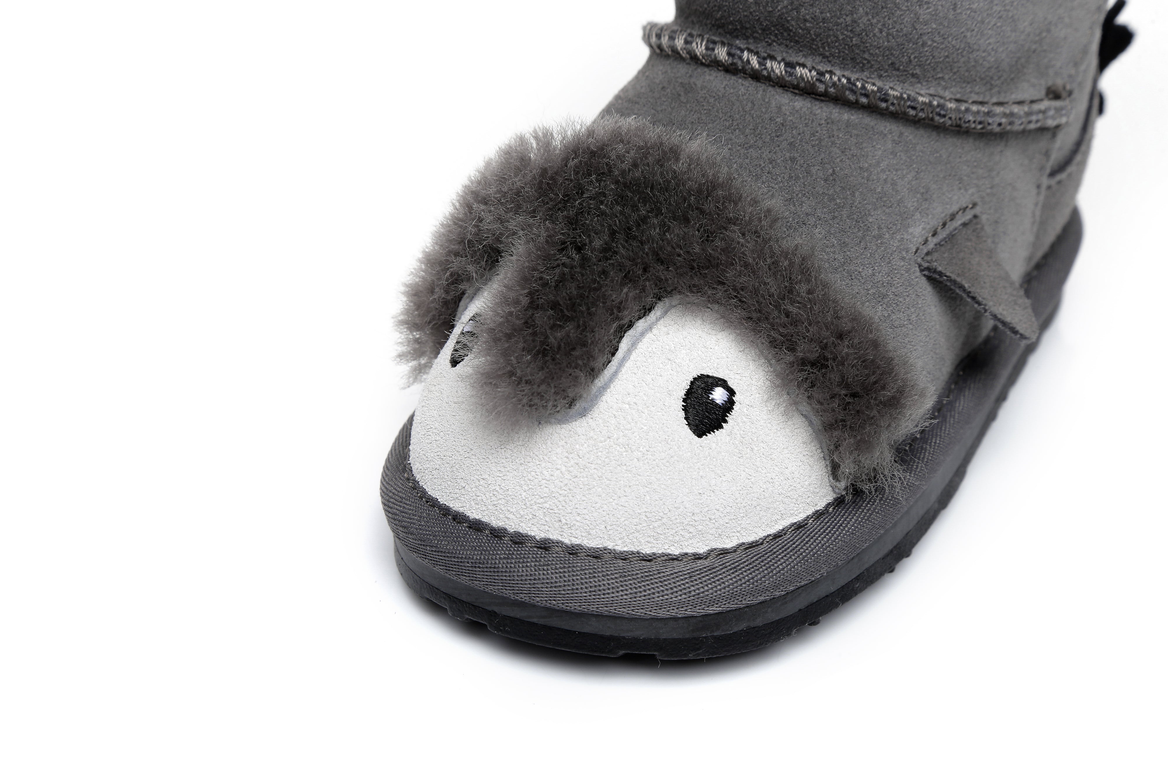 EVERAU® Hook And Loop Penguin Ugg Boots Toddler - UGG Boots - Grey - S - Uggoutlet