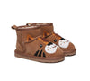 EVERAU® Kids Sheepskin Boots Tiger - UGG Boots - Chestnut - AU Kids 25 / EU 25 - Uggoutlet