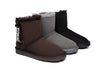 EVERAU® Mini Sheepskin Boots Women Mini Piper - UGG Boots - Grey - AU Ladies 4 / AU Men 2 / EU 35 - Uggoutlet