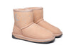 EVERAU® Stud Diamond Mini Sheepskin Boots Women Mercury - UGG Boots - Flesh Pink - AU Ladies 4 / AU Men 2 / EU 35 - Uggoutlet