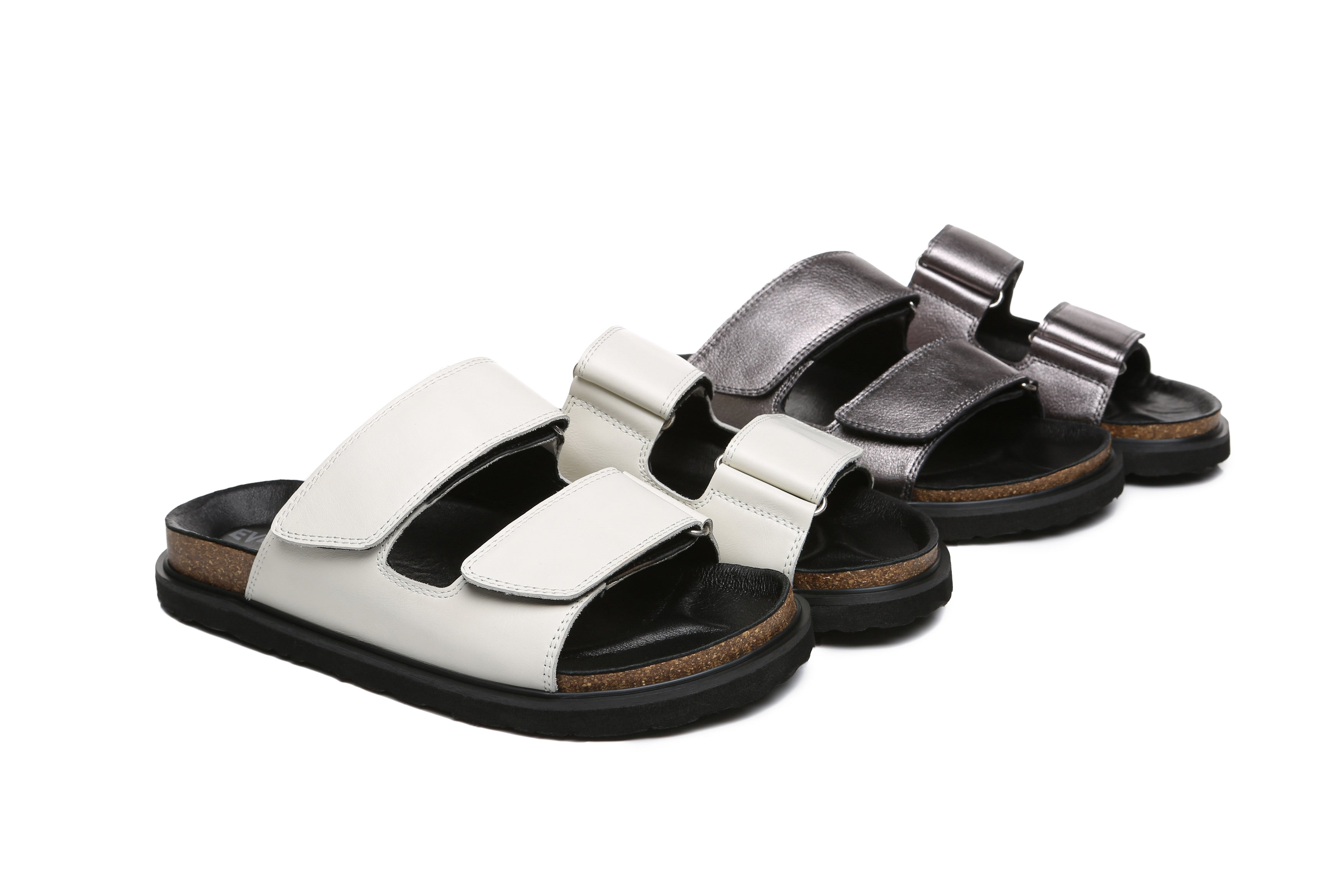 EVERAU® Summer Slide Kora - Sandals - Cream - AU Ladies 4 / AU Men 2 / EU 35 - Uggoutlet