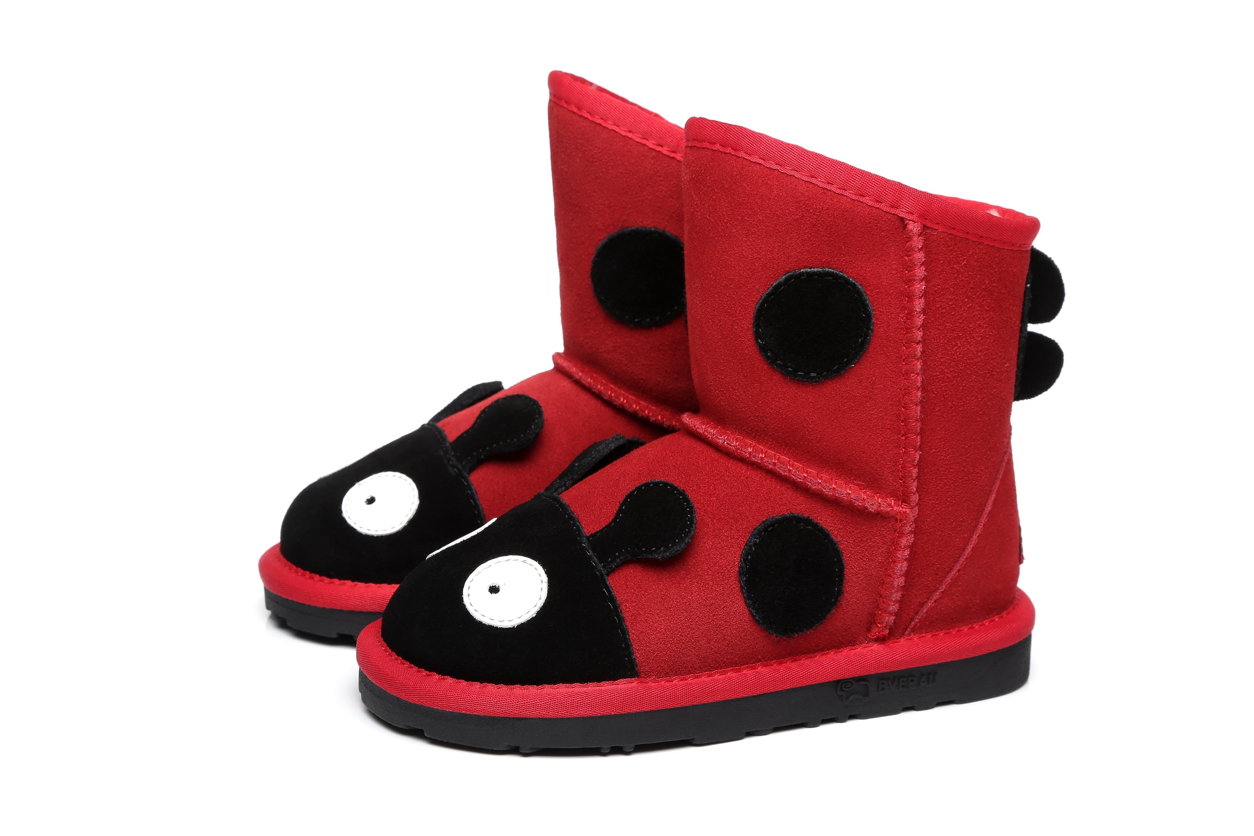 EVERAU® Ugg Boots Kids Ladybug - UGG Boots - Red - AU Kids 6-7 / EU 25 - Uggoutlet