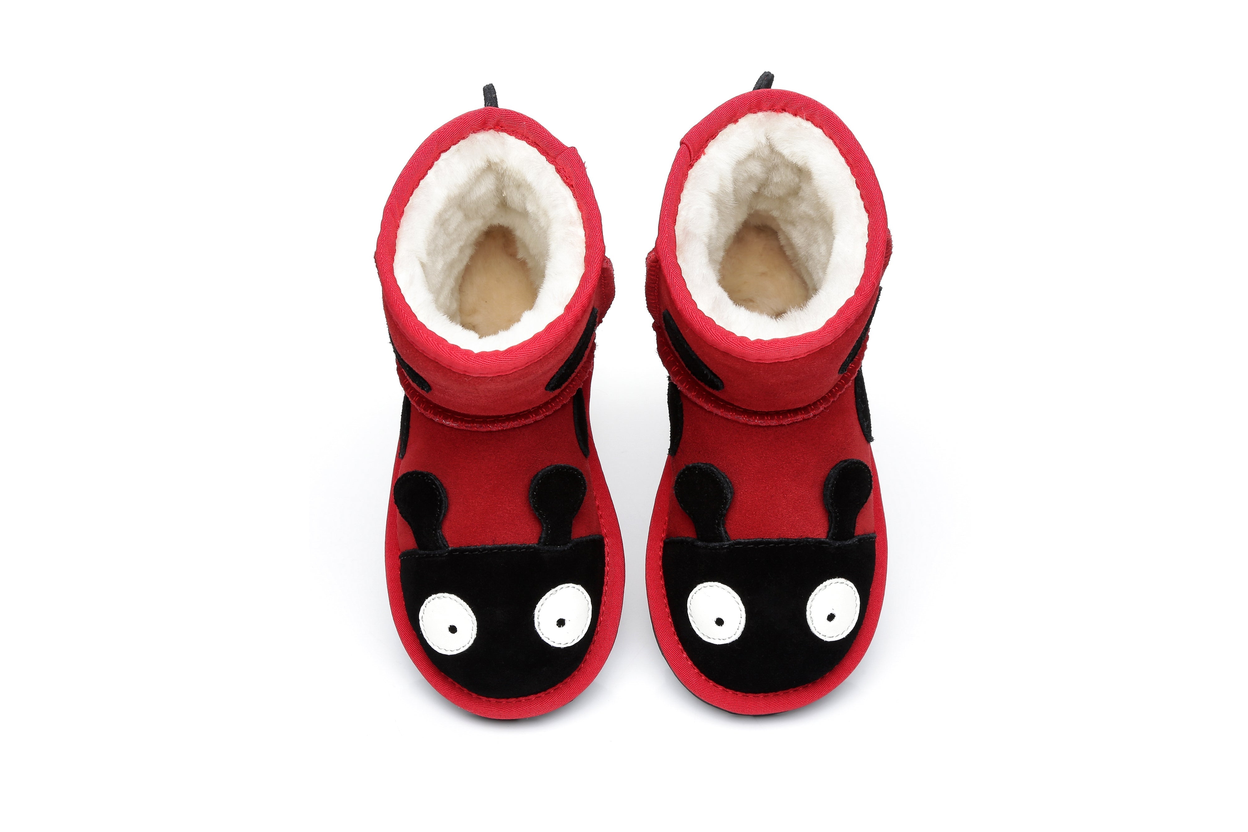 EVERAU® Ugg Boots Kids Ladybug - UGG Boots - Red - AU Kids 6-7 / EU 25 - Uggoutlet