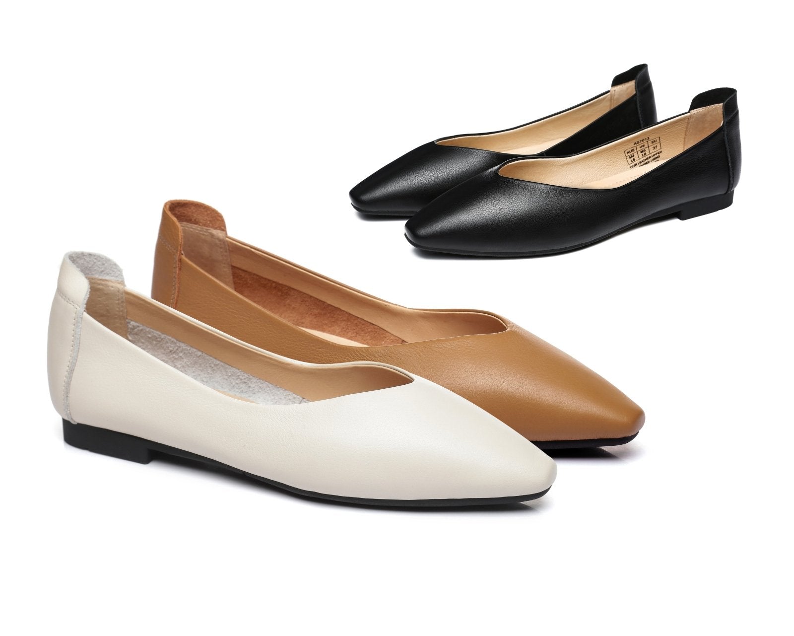 Cream pointed flats online