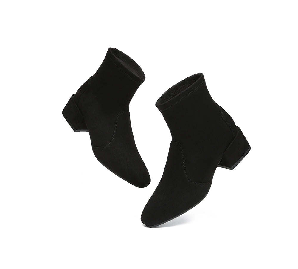 TARRAMARRA® Ankle Sock Microsuede Boots Women Kenia - Fashion Boots - Black - AU Ladies 4 / AU Men 2 / EU 35 - Uggoutlet