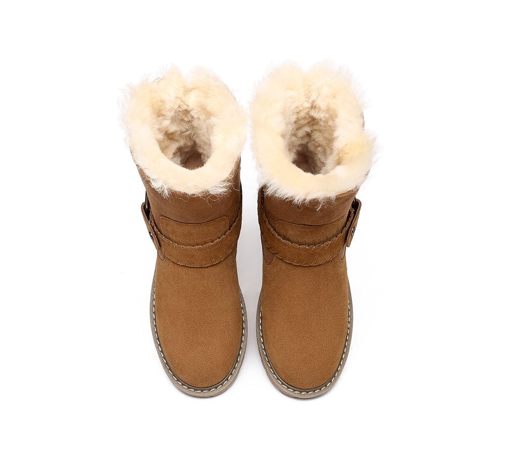 UGG Australian Shepherd® Fashion Boots Women Sarah Mid Calf - UGG Boots - Chestnut - AU Ladies 10 / AU Men 8 / EU 41 - Uggoutlet