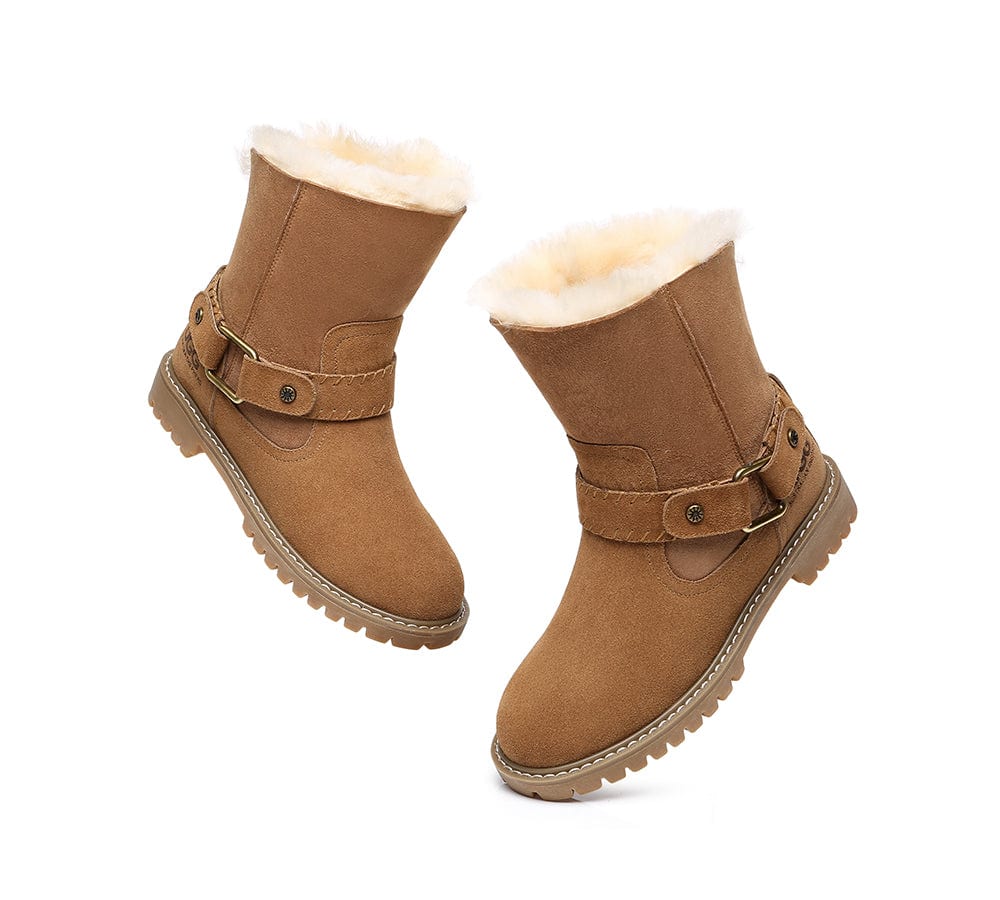 UGG Australian Shepherd® Fashion Boots Women Sarah Mid Calf - UGG Boots - Chestnut - AU Ladies 10 / AU Men 8 / EU 41 - Uggoutlet