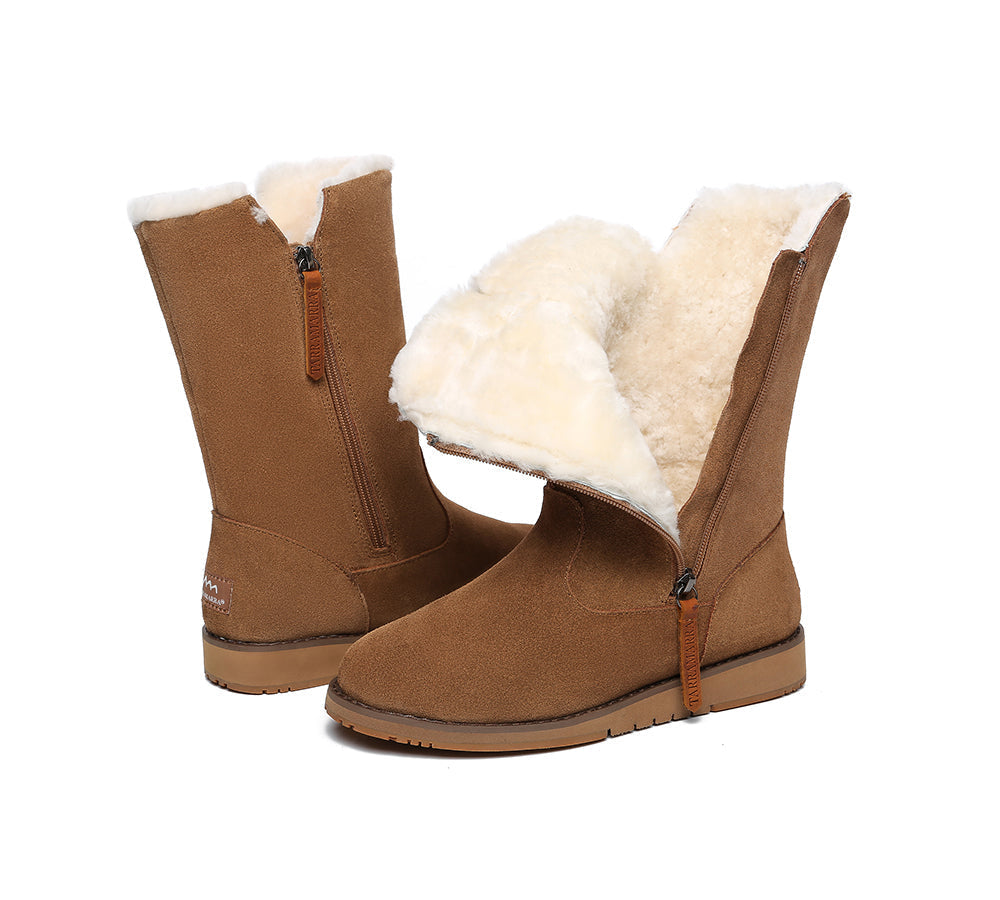 Fashion Boots - TA Colleen Women's Fashion Ugg Boots Mid Calf