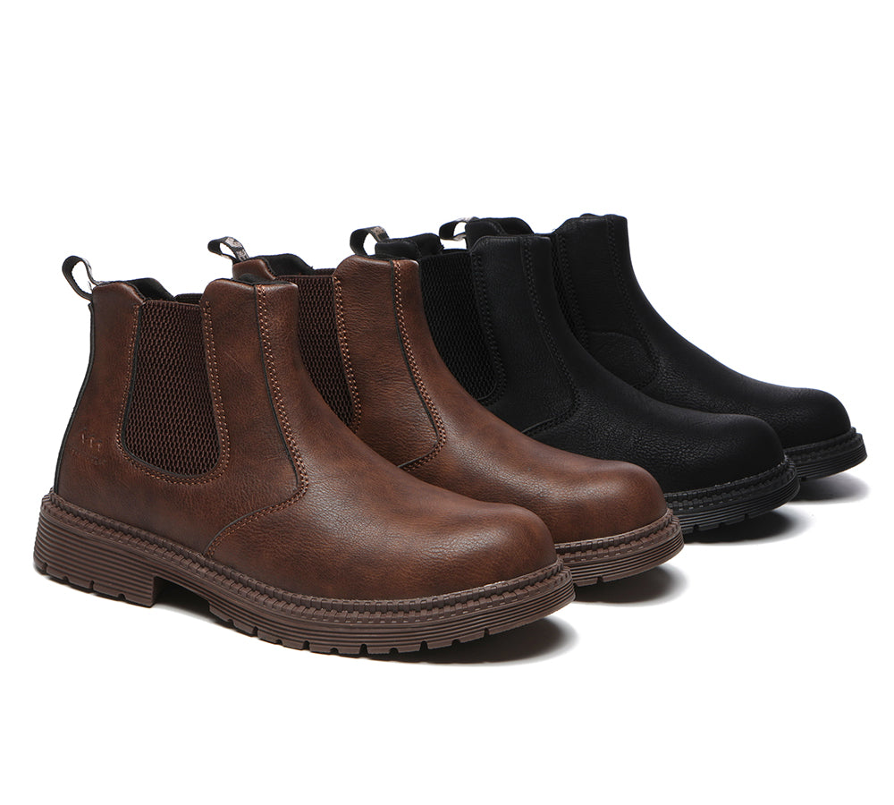 Fashion Boots - Work Safety Ankle Boots Men Jeffrey