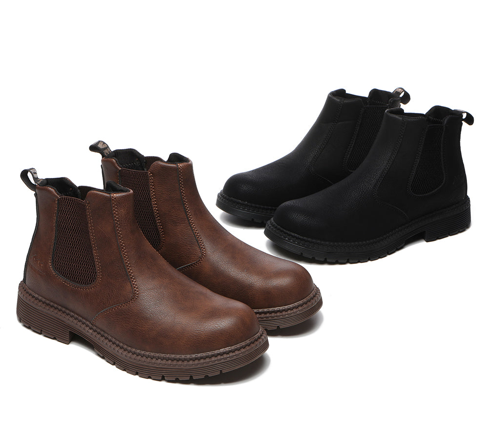 Fashion Boots - Work Safety Ankle Boots Men Jeffrey