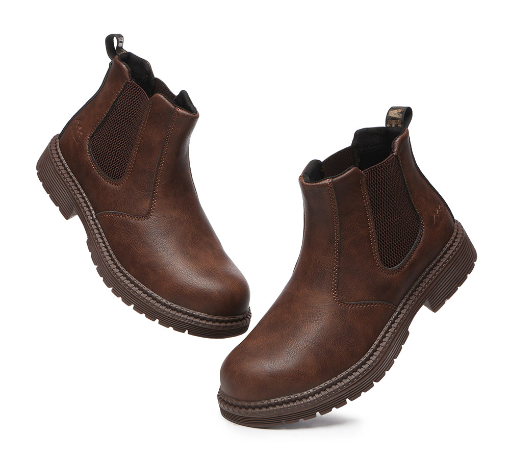 Fashion Boots - Work Safety Ankle Boots Men Jeffrey