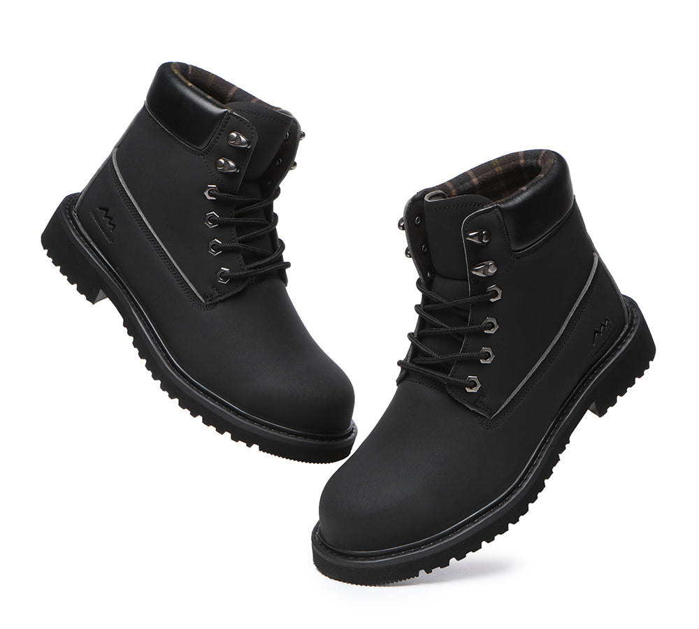 Fashion Boots - Work Safety Lace Up Boots Men Jaden