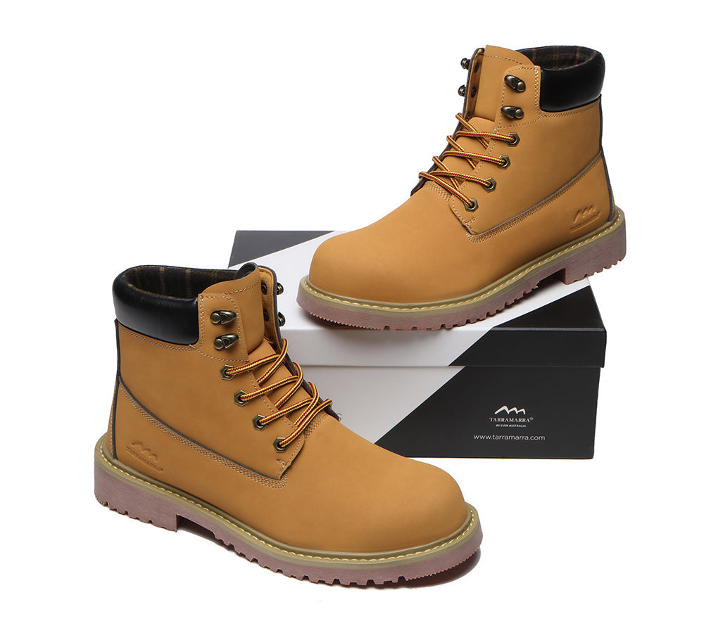 Fashion Boots - Work Safety Lace Up Boots Men Jaden