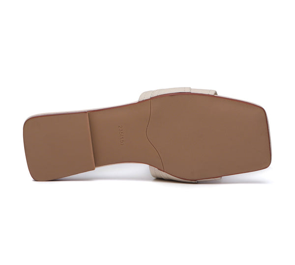 Flats - Open Toe Leather Flat Sandals Women Chela