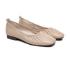 Flats - Square Toe Leather Ballet Flats Women Devora