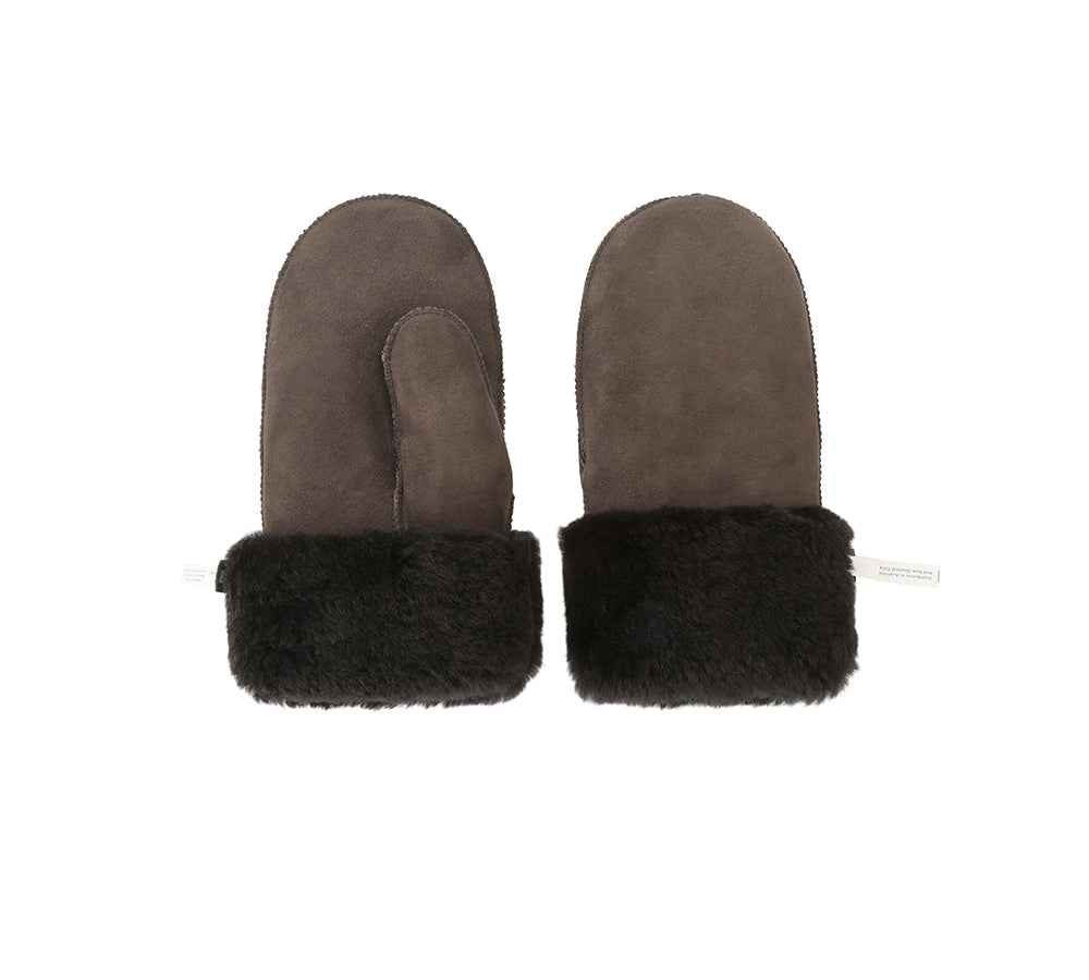 Gloves - AUSTRALIAN SHEPHERD® Fluffy Sheepskin Wool Men Mittens