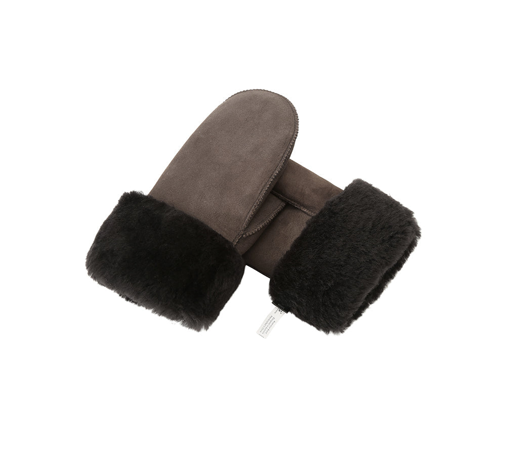 Gloves - AUSTRALIAN SHEPHERD® Fluffy Sheepskin Wool Men Mittens