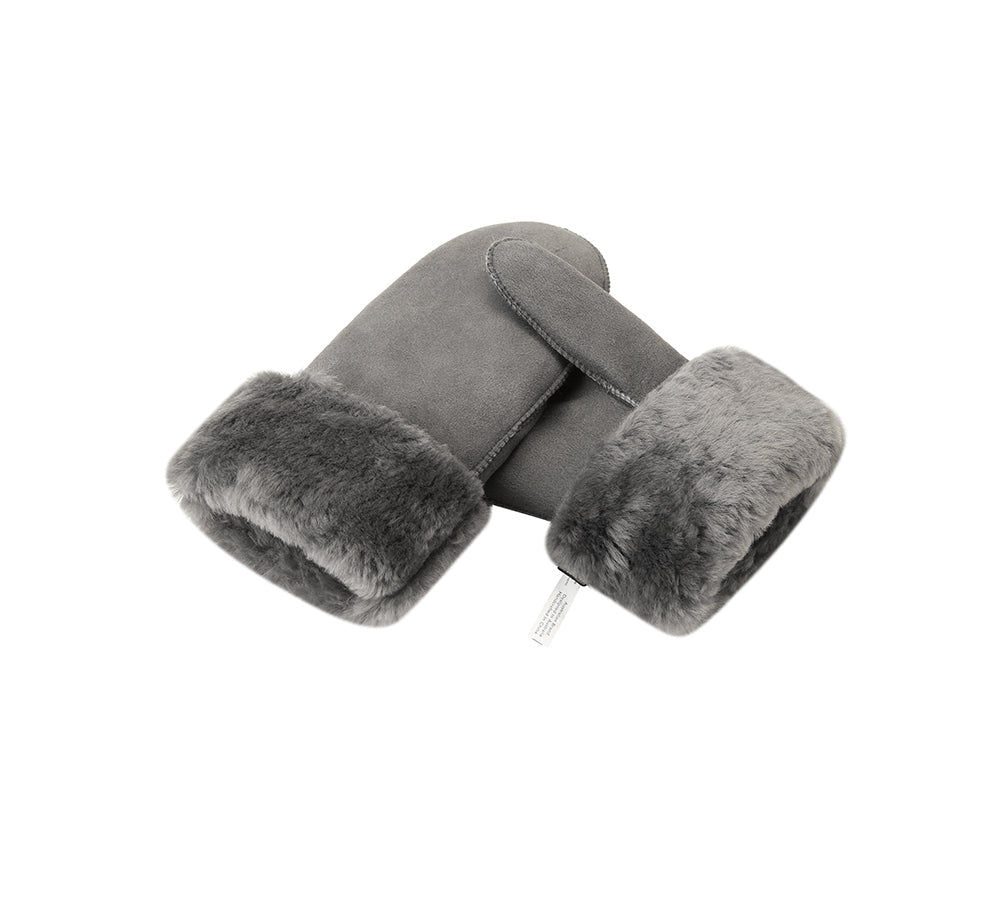 Gloves - AUSTRALIAN SHEPHERD® Fluffy Sheepskin Wool Men Mittens