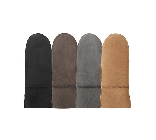 Gloves - AUSTRALIAN SHEPHERD® Fluffy Sheepskin Wool Men Mittens