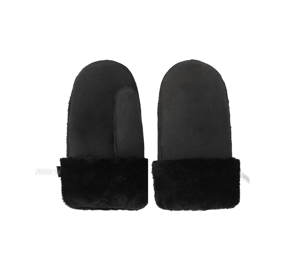 Gloves - AUSTRALIAN SHEPHERD® Fluffy Sheepskin Wool Men Mittens