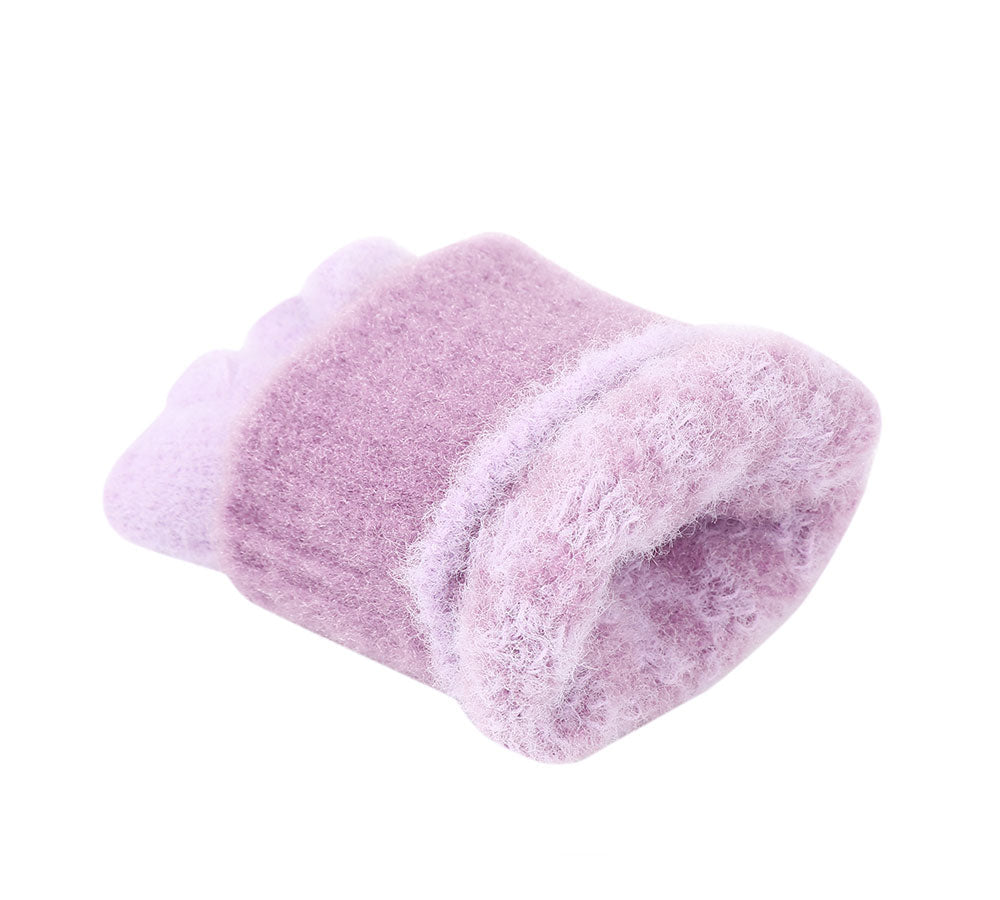 Gloves - Kids Knit Fingerless Ultra Plush Knit Gloves