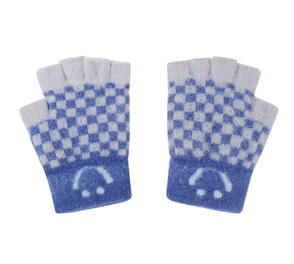 Gloves - Kids Knit Fingerless Ultra Plush Knit Gloves