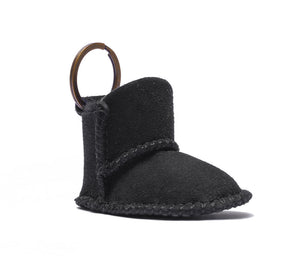 Keyring - UGG Boot Sheepskin Wool Bootie Keyring