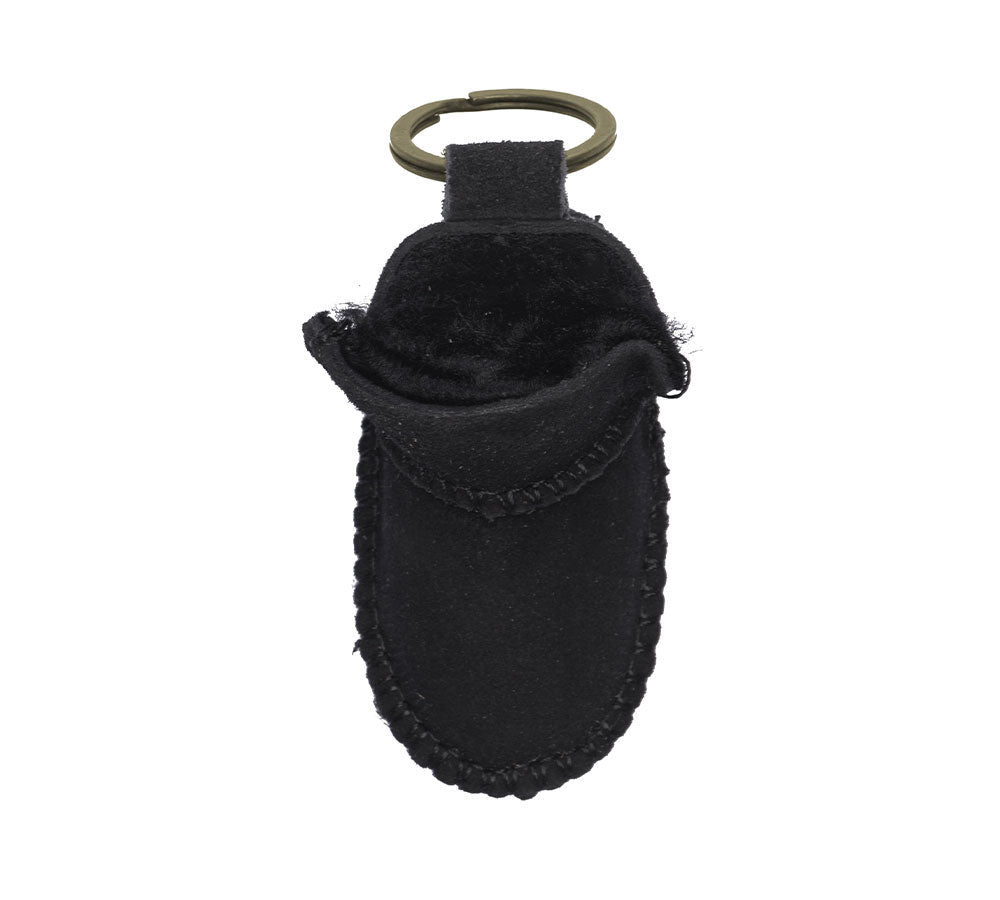 Keyring - UGG Boot Sheepskin Wool Bootie Keyring