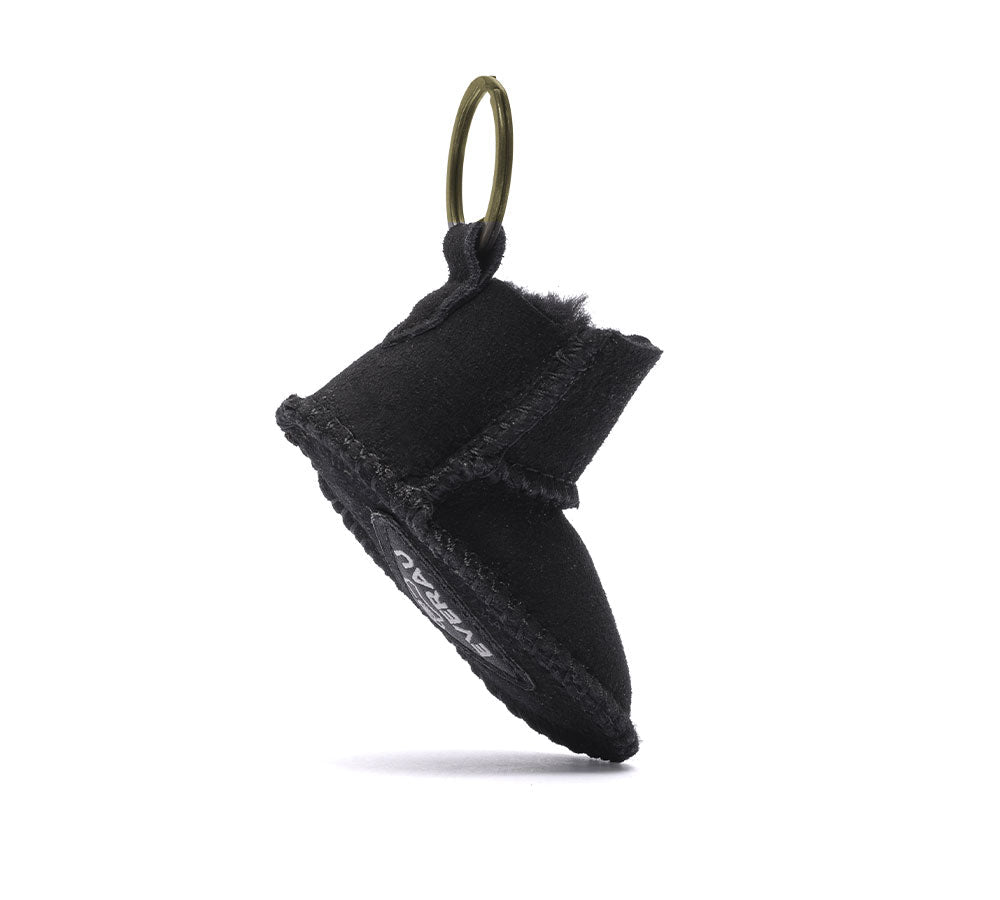 Keyring - UGG Boot Sheepskin Wool Bootie Keyring