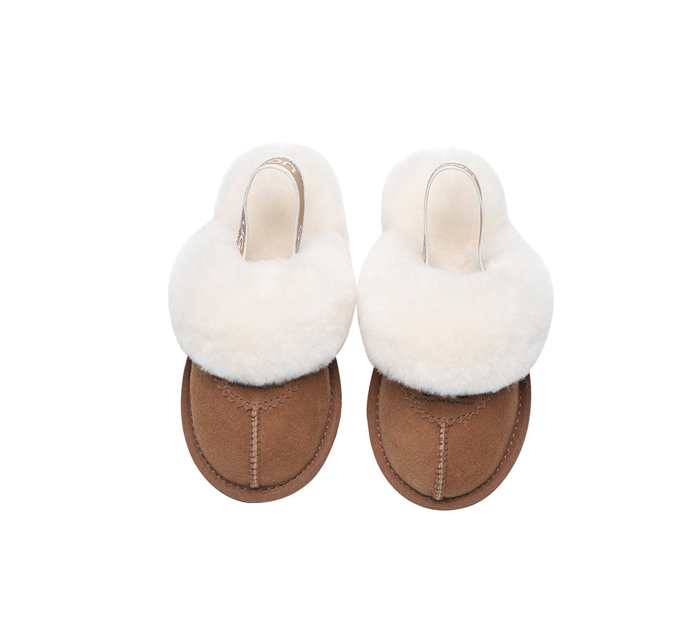 Kids Shoes - AS Kids Slingback UGG Slipper Kids Waffle Plus