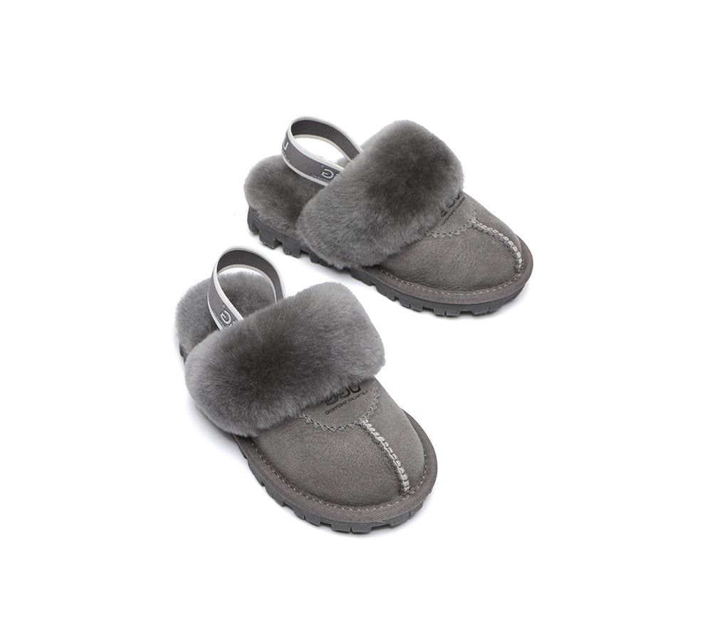 Kids Shoes - AS Kids Slingback UGG Slipper Kids Waffle Plus