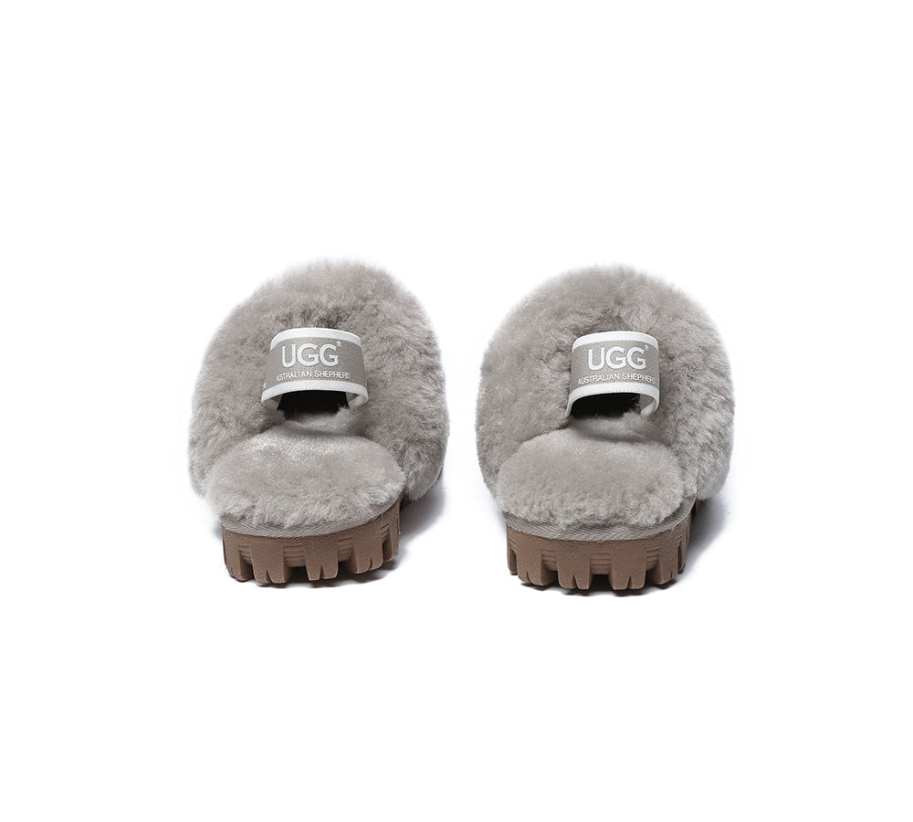 Kids Shoes - AS Kids Slingback UGG Slipper Kids Waffle Plus