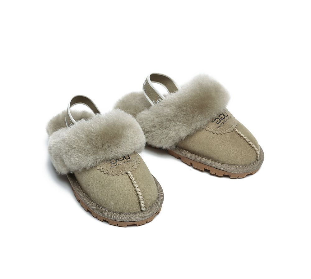 Kids Shoes - AS Kids Slingback UGG Slipper Kids Waffle Plus