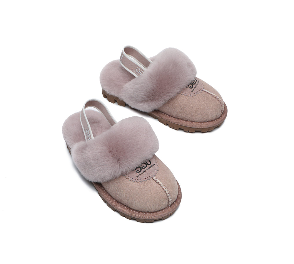 Kids Shoes - AS Kids Slingback UGG Slipper Kids Waffle Plus