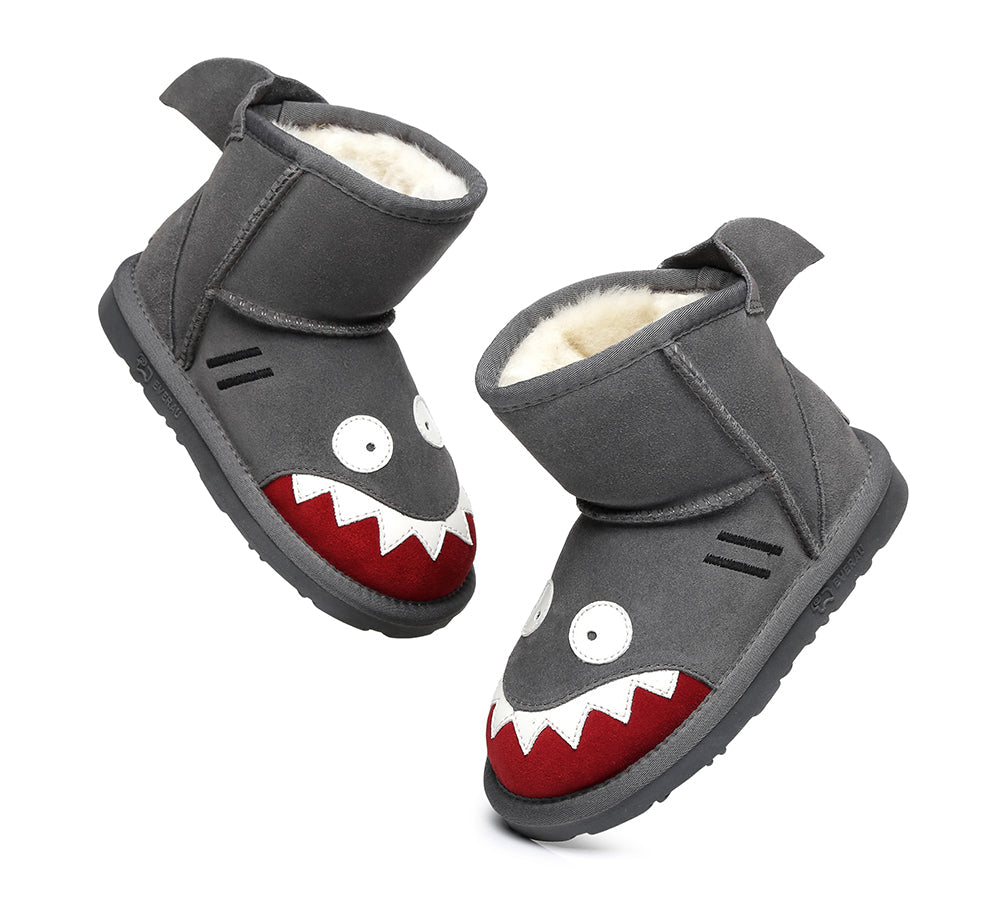 Kids Shoes - Kids Shark Ugg Boots