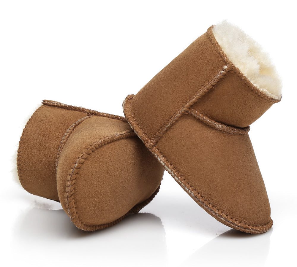 Kids Shoes - Premium Australian Sheepskin Baby Booties