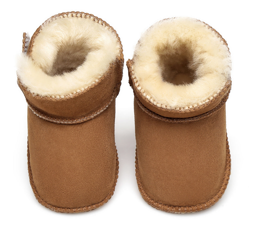 Kids Shoes - Premium Australian Sheepskin Baby Booties